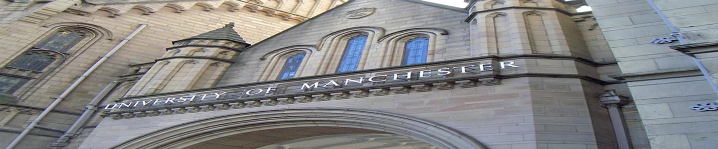 Manchester University banner